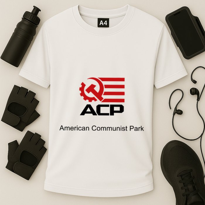 Acp American Communist Party Cooling Performance Crew T-Shirt