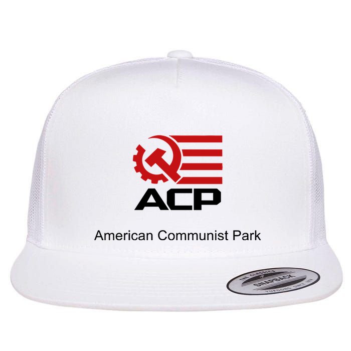 Acp American Communist Party Flat Bill Trucker Hat