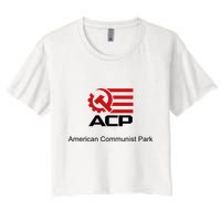 Acp American Communist Party Women's Crop Top Tee