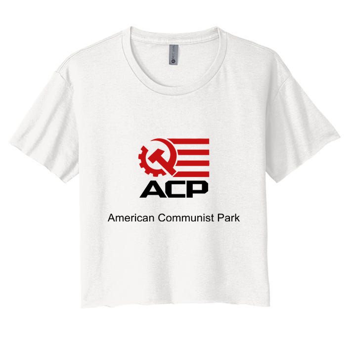 Acp American Communist Party Women's Crop Top Tee