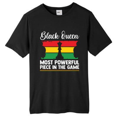 African American Chess Black Queen The Most Powerful Piece In The Game Tall Fusion ChromaSoft Performance T-Shirt