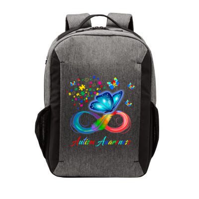 Autism Awareness Colorful Butterfly Vector Backpack