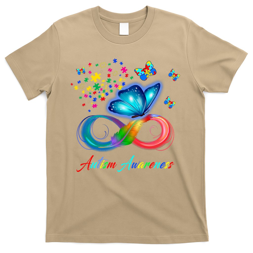 Autism Awareness Colorful Butterfly T-Shirt