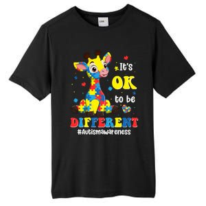 Autism Awareness Cute Giraffe Animals Cute Gift Tall Fusion ChromaSoft Performance T-Shirt