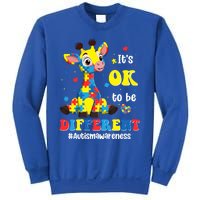 Autism Awareness Cute Giraffe Animals Cute Gift Sweatshirt