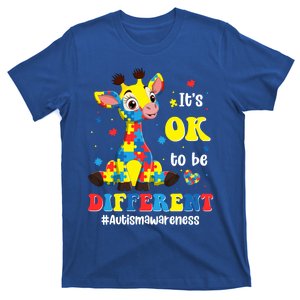 Autism Awareness Cute Giraffe Animals Cute Gift T-Shirt