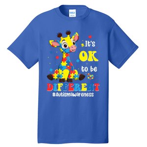 Autism Awareness Cute Giraffe Animals Cute Gift Tall T-Shirt