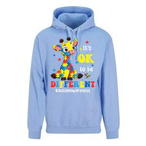 Autism Awareness Cute Giraffe Animals Cute Gift Unisex Surf Hoodie