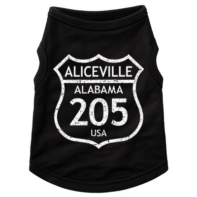 Alabama Area Code 205 Aliceville Al Home State Doggie Tank
