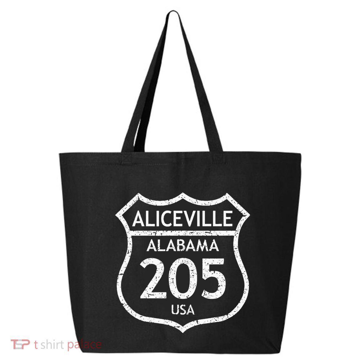 Alabama Area Code 205 Aliceville Al Home State 25L Jumbo Tote