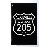 Alabama Area Code 205 Aliceville Al Home State Golf Towel