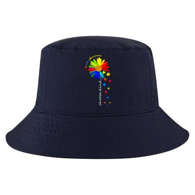 Autism Awareness Choose Kind Sunflower Puzzle Cool Comfort Performance Bucket Hat