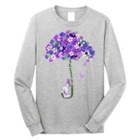 Alzheimer Awareness Cute Elephant I Will Remember For You Long Sleeve Shirt