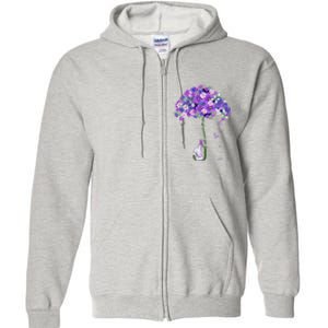 Alzheimer Awareness Cute Elephant I Will Remember For You Full Zip Hoodie