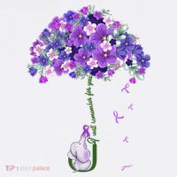 Alzheimer Awareness Cute Elephant I Will Remember For You Button