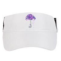 Alzheimer Awareness Cute Elephant I Will Remember For You Adult Drive Performance Visor