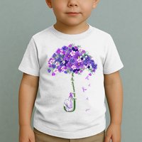 Alzheimer Awareness Cute Elephant I Will Remember For You Toddler T-Shirt