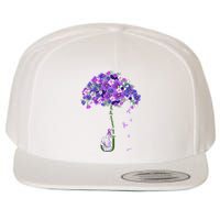 Alzheimer Awareness Cute Elephant I Will Remember For You Wool Snapback Cap