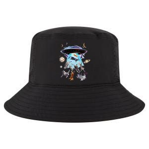 Aliens Abducting Cats Cat Kittens Ufo Saucer Cat Lover Cool Comfort Performance Bucket Hat