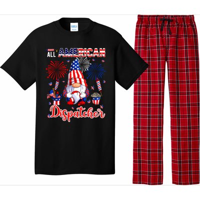 All American Costume Dispatcher 4th Of July Job Team Pajama Set