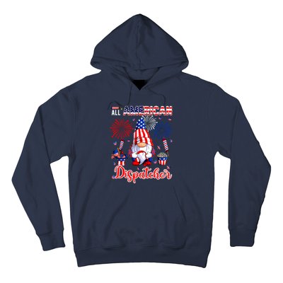 All American Costume Dispatcher 4th Of July Job Team Hoodie