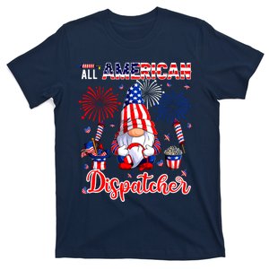 All American Costume Dispatcher 4th Of July Job Team T-Shirt