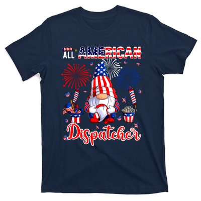 All American Costume Dispatcher 4th Of July Job Team T-Shirt