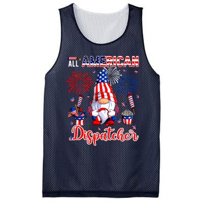 All American Costume Dispatcher 4th Of July Job Team Mesh Reversible Basketball Jersey Tank