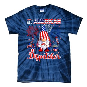 All American Costume Dispatcher 4th Of July Job Team Tie-Dye T-Shirt