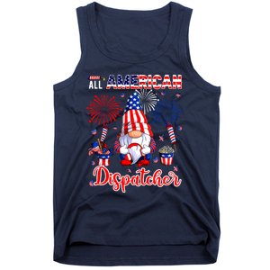 All American Costume Dispatcher 4th Of July Job Team Tank Top