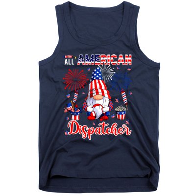 All American Costume Dispatcher 4th Of July Job Team Tank Top