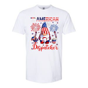 All American Costume Dispatcher 4th Of July Job Team Softstyle CVC T-Shirt