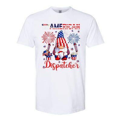 All American Costume Dispatcher 4th Of July Job Team Softstyle CVC T-Shirt