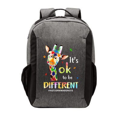 Autism Awareness Cute Giraffe Animal Its Ok To Be Different Vector Backpack