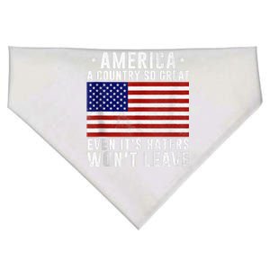 America A Country So Great Even Its Haters Wont Leave USA-Made Doggie Bandana