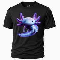 Axolotl Anime Cute Axolotl Cooling Performance Crew T-Shirt