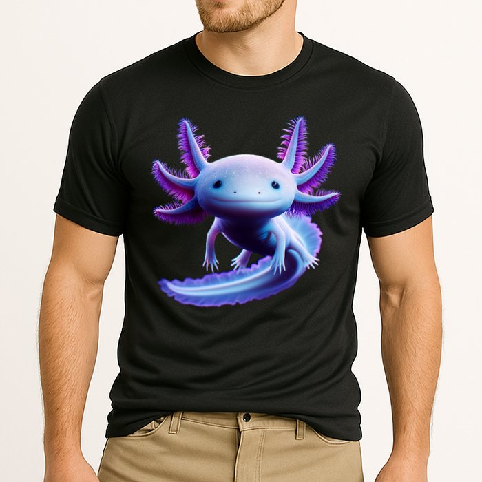 Axolotl Anime Cute Axolotl Cooling Performance Crew T-Shirt
