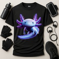 Axolotl Anime Cute Axolotl Cooling Performance Crew T-Shirt