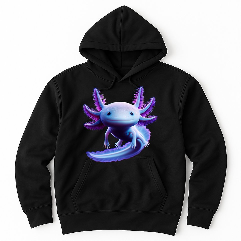 Axolotl Anime Cute Axolotl Hoodie