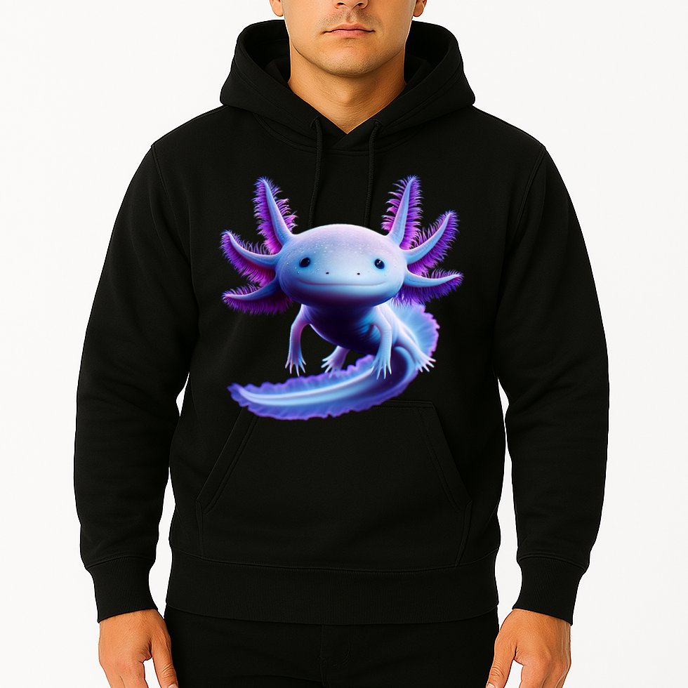 Axolotl Anime Cute Axolotl Hoodie