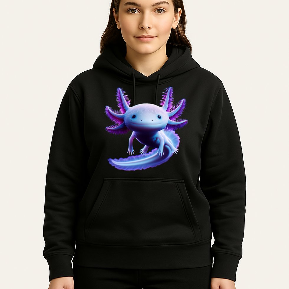 Axolotl Anime Cute Axolotl Hoodie
