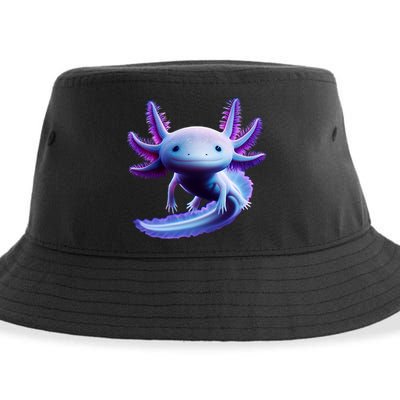 Axolotl Anime Cute Axolotl Sustainable Bucket Hat