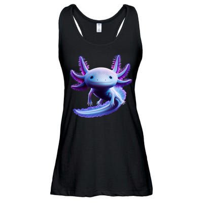 Axolotl Anime Cute Axolotl Ladies Essential Flowy Tank