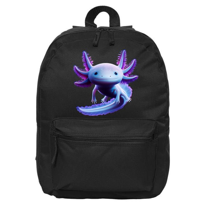 Axolotl Anime Cute Axolotl 16 in Basic Backpack
