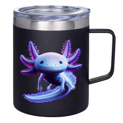 Axolotl Anime Cute Axolotl 12oz Stainless Steel Coffee Mug