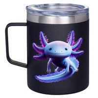 Axolotl Anime Cute Axolotl 12oz Stainless Steel Coffee Mug