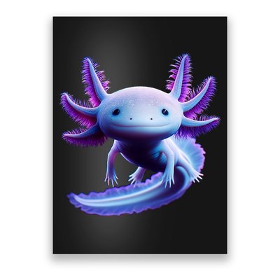 Axolotl Anime Cute Axolotl Poster