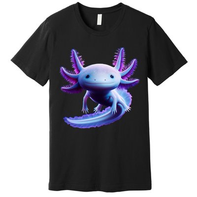 Axolotl Anime Cute Axolotl Premium T-Shirt