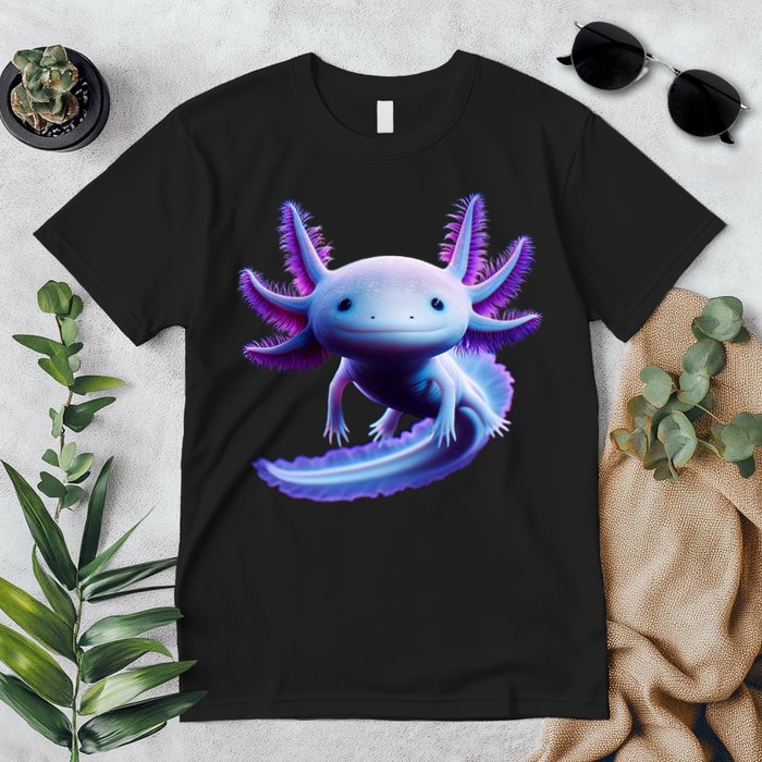 Axolotl Anime Cute Axolotl Premium T-Shirt