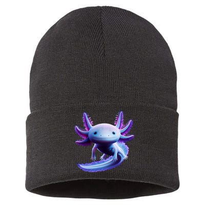 Axolotl Anime Cute Axolotl Sustainable Knit Beanie
